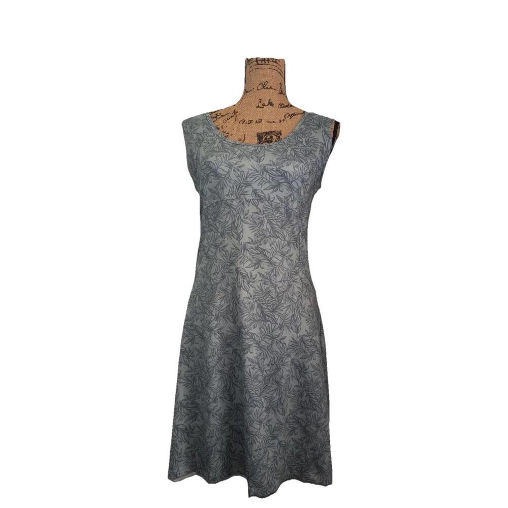 Eddie Bauer Women's Summer Comfort Athletic Dress Size Small Green Tropical